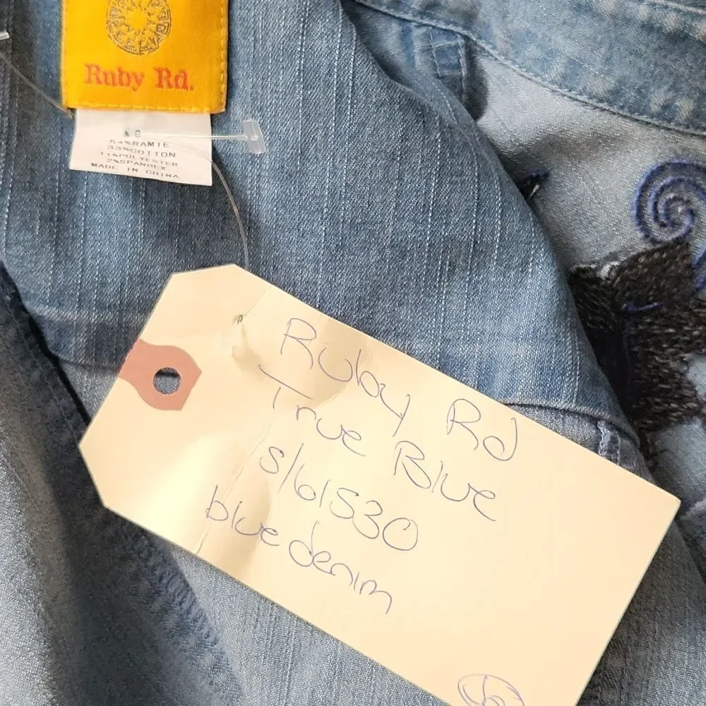 Ruby Rd Jean jacket size 6 - Picture 6 of 6
